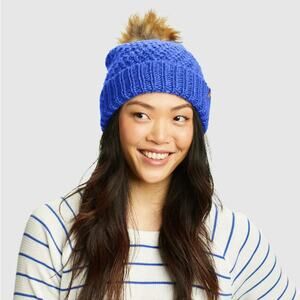 NWT Eddie Bauer Cabin Beanie Women's OS Blue Bell Outdoor Nature Gorpcore Winter